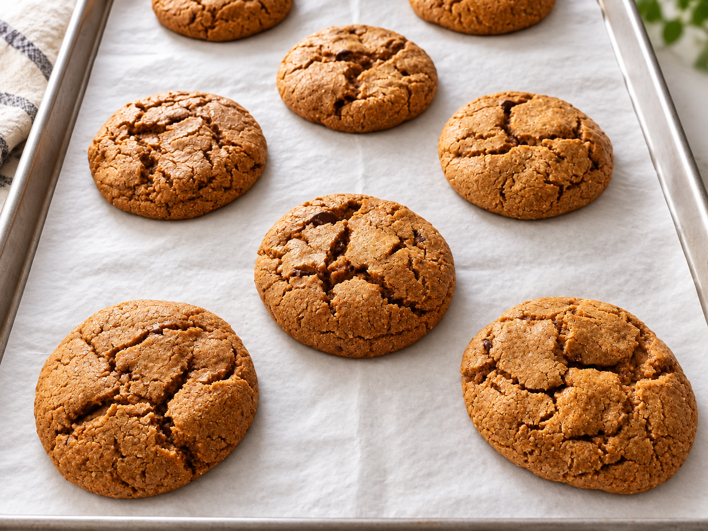 Cookies artesanais com gotas de chocolate